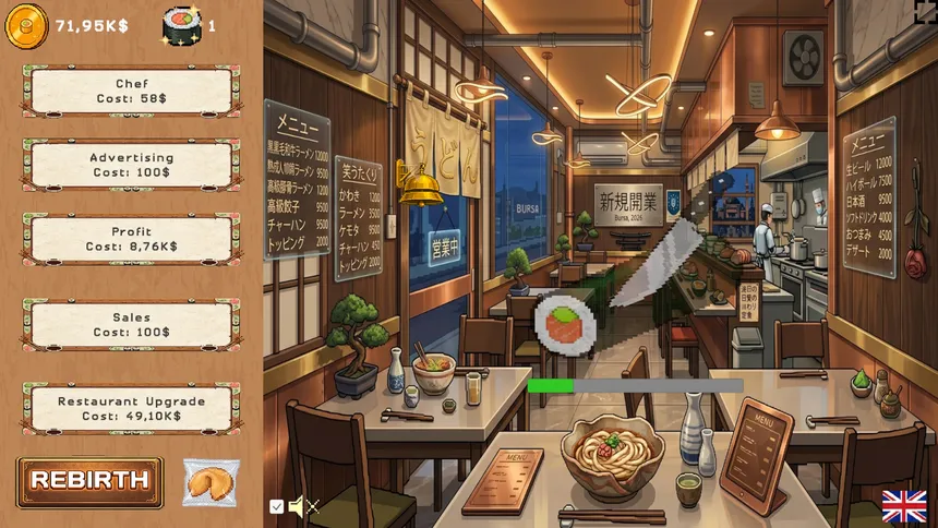 Скриншот 5 к игре Sushi Idle Clicker