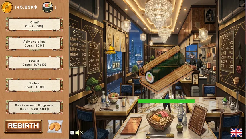 Скриншот 6 к игре Sushi Idle Clicker