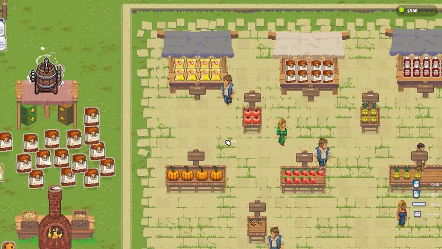 Скриншот 4 к игре Farming & Supermarket: Clicker