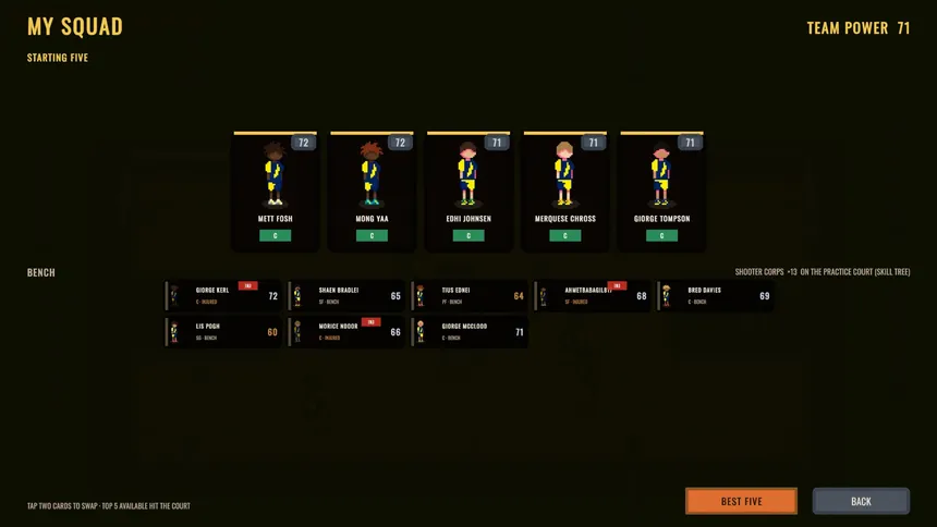Скриншот 4 к игре Final Buzzer : Idle Basketball Manager 🏀