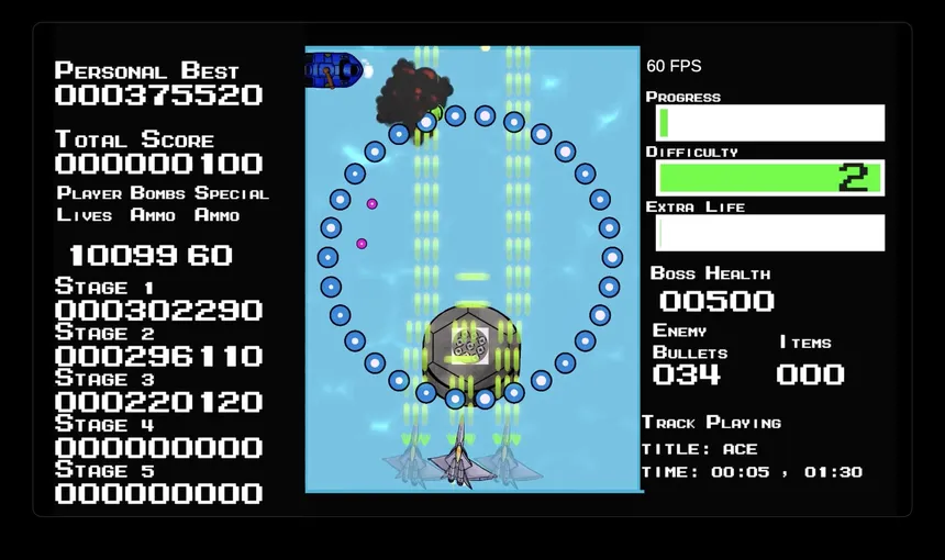 Скриншот 2 к игре Shmup!