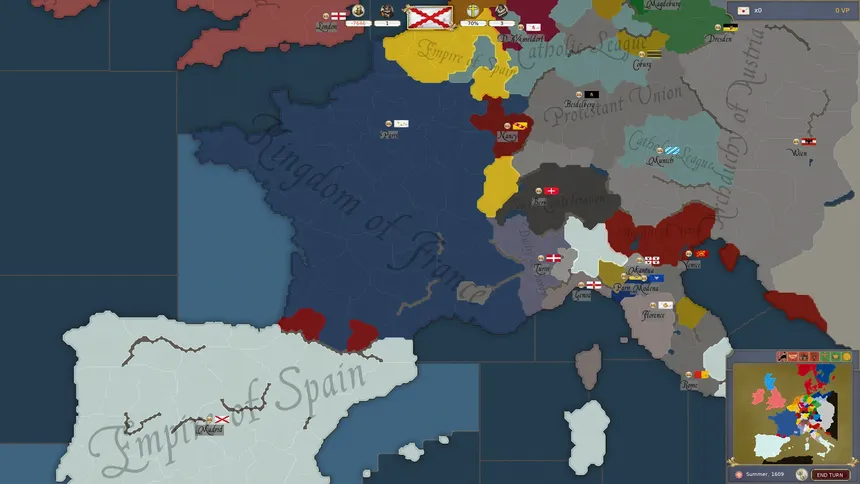 Скриншот 1 к игре Caracol - Wars of Religion in the 17th Century