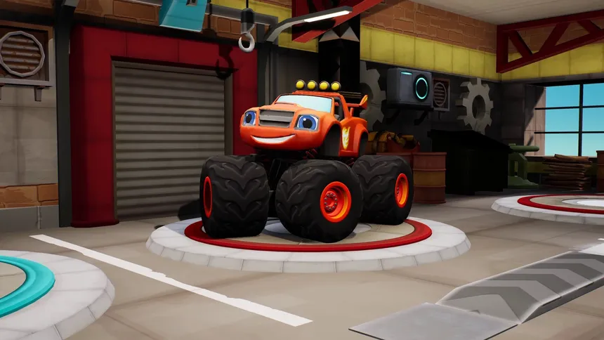 Скриншот 1 к игре Blaze and the Monster Machines: Axle City Racers