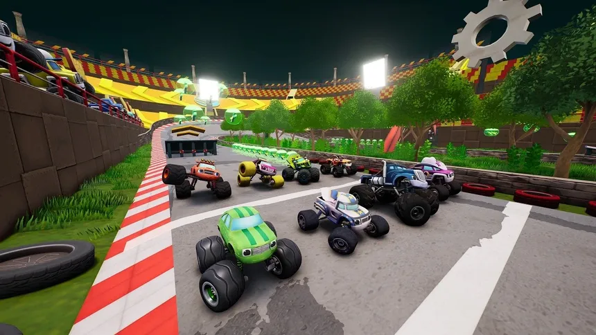 Скриншот 3 к игре Blaze and the Monster Machines: Axle City Racers