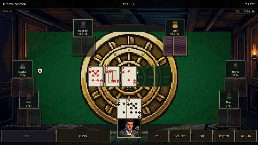 Скриншот 4 к игре Tilting - A Noir Poker Career