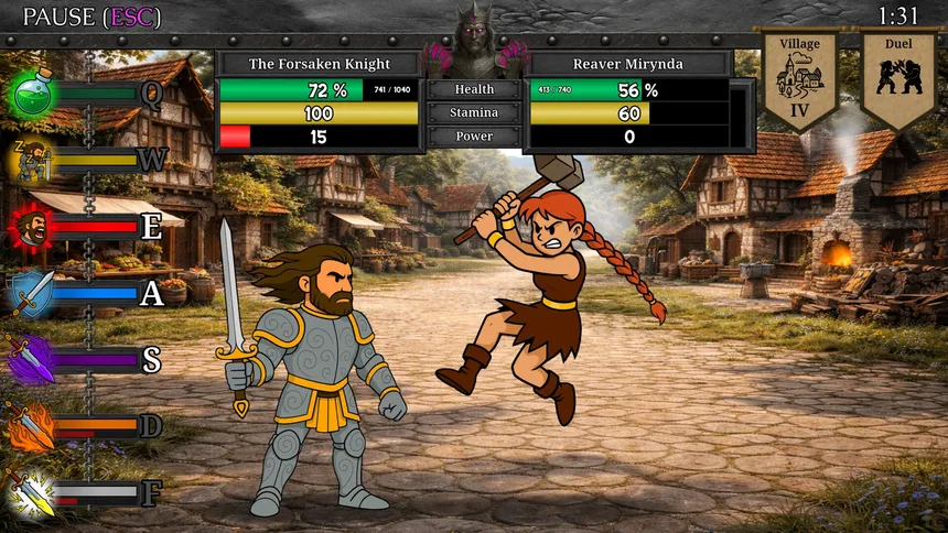 Скриншот 3 к игре The Trials of the Forsaken Knight