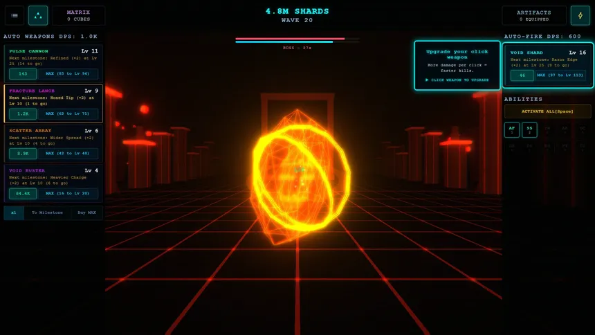 Скриншот 3 к игре Void Clickers