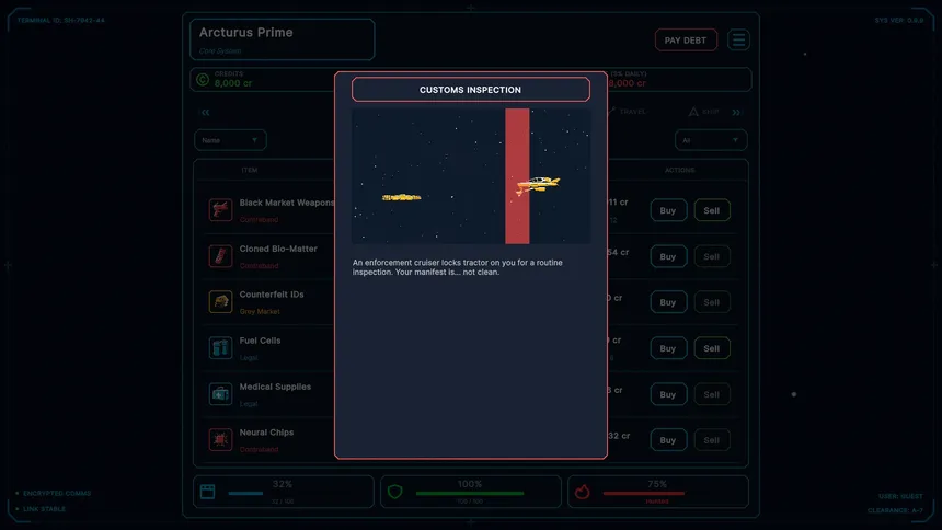 Скриншот 8 к игре Stellar Hustler