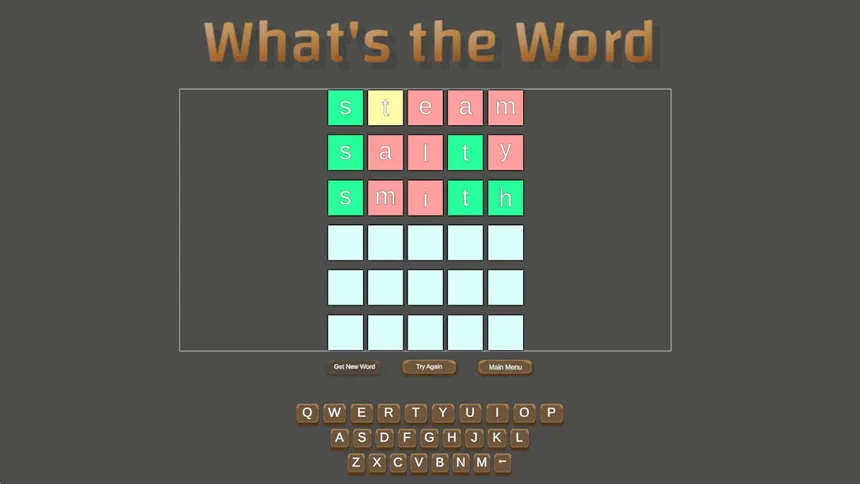 Скриншот 1 к игре What's the Word