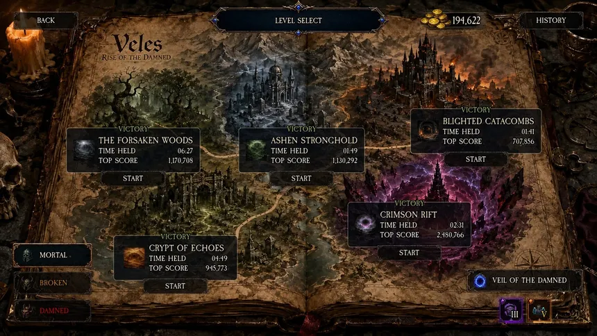 Скриншот 1 к игре Veles: Rise of the Damned