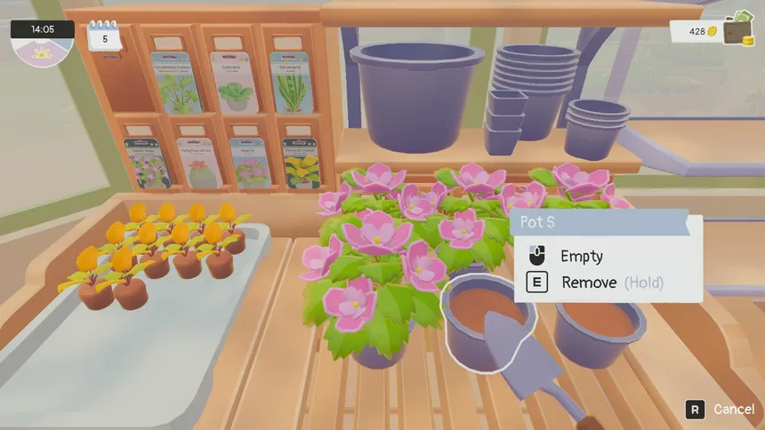 Скриншот 2 к игре Petals and Pots: Plant Shop Simulator
