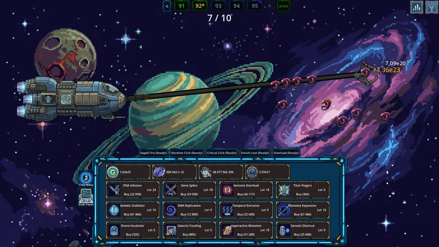 Скриншот 5 к игре Space Fetus Attack Idle Clicker