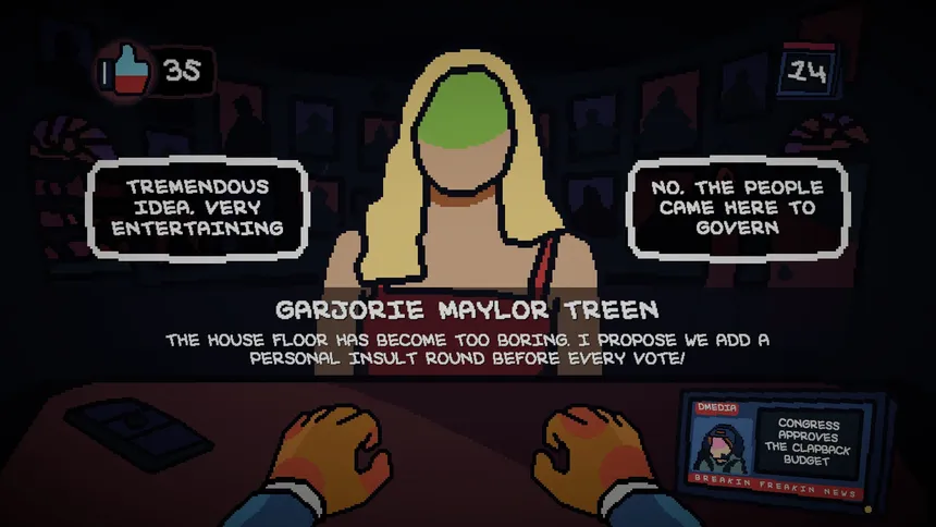 Скриншот 1 к игре DRUMP SIMULATOR