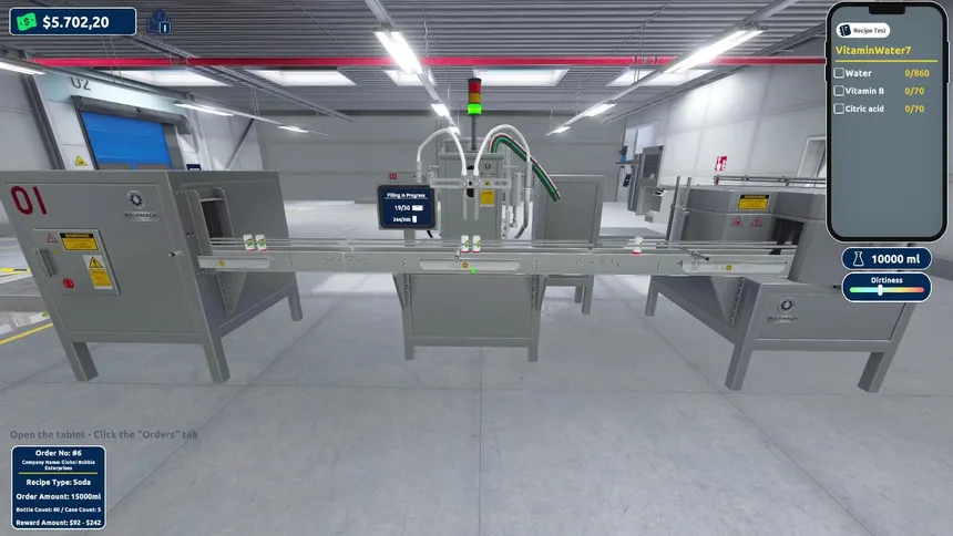 Скриншот 1 к игре Drink Factory Simulator - Prologue