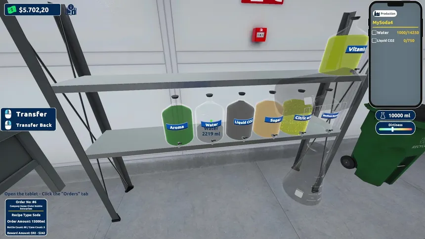 Скриншот 3 к игре Drink Factory Simulator - Prologue