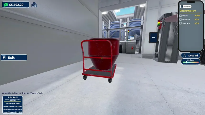 Скриншот 7 к игре Drink Factory Simulator - Prologue