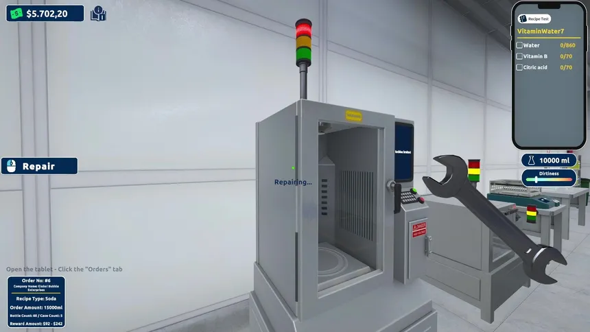 Скриншот 8 к игре Drink Factory Simulator - Prologue