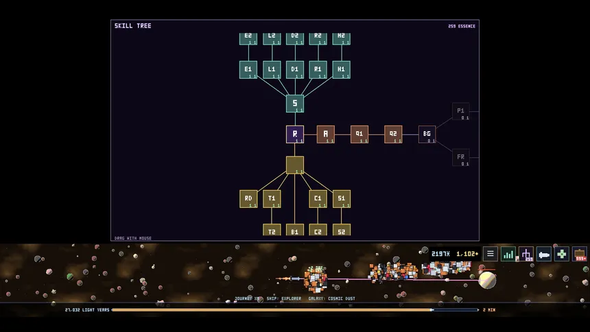 Скриншот 1 к игре Center Of The Galaxy: Desktop Idle