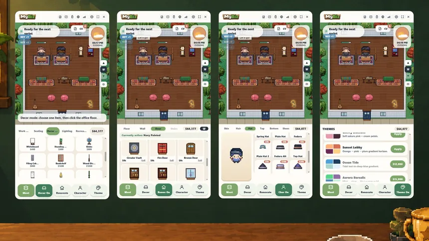 Скриншот 6 к игре MyBiz: Pomodoro Desk Tycoon