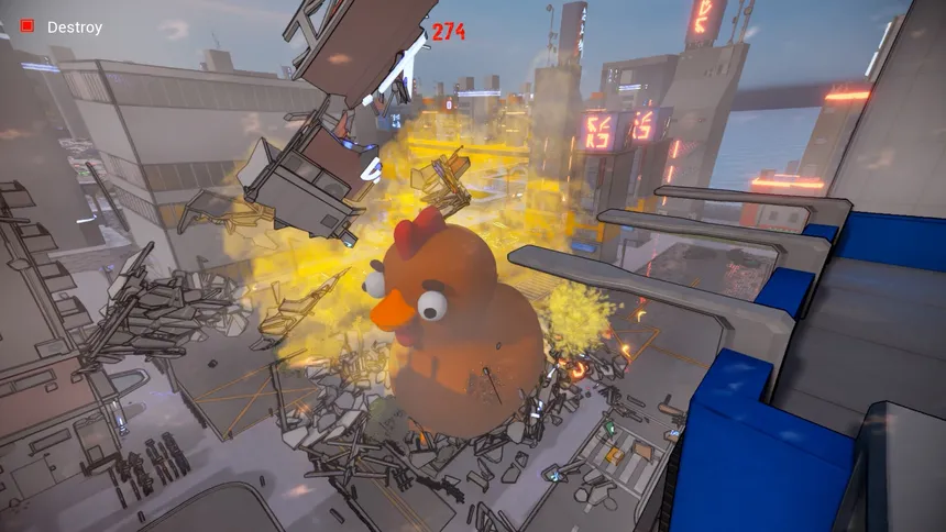 Скриншот 6 к игре Chickzilla