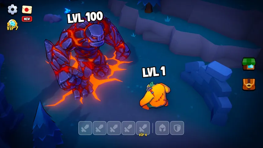 Скриншот 2 к игре Butcher hero: hook'n'chew RPG