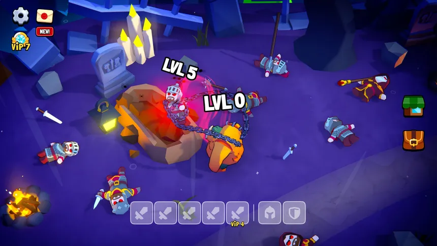 Скриншот 4 к игре Butcher hero: hook'n'chew RPG