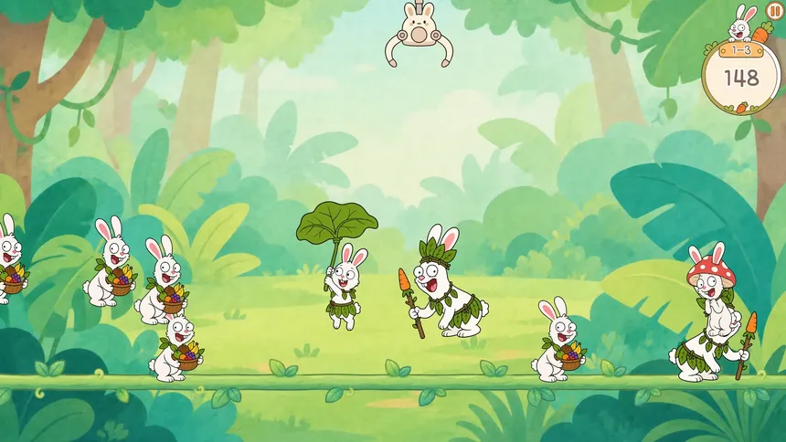 Скриншот 2 к игре Rabbit Claw Party