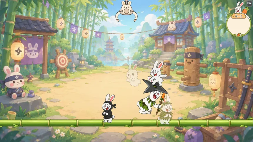 Скриншот 3 к игре Rabbit Claw Party