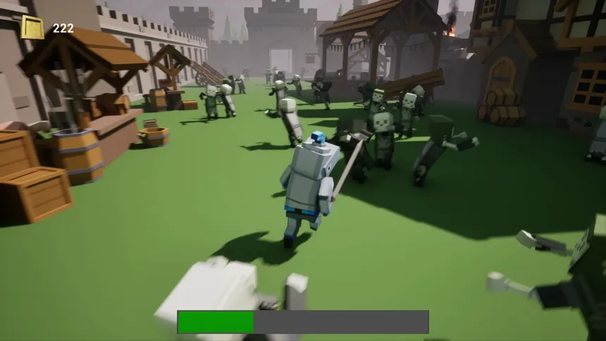 Скриншот 1 к игре Knights v Zombies