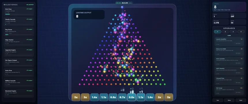 Скриншот 1 к игре Peg Cascade