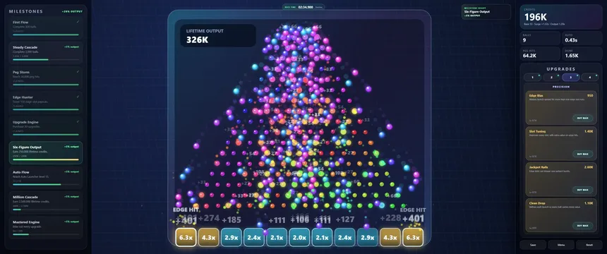 Скриншот 4 к игре Peg Cascade