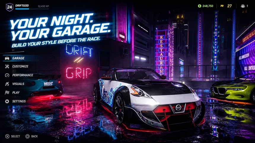 Скриншот 4 к игре BLIND SHIFT: Blackout Racing