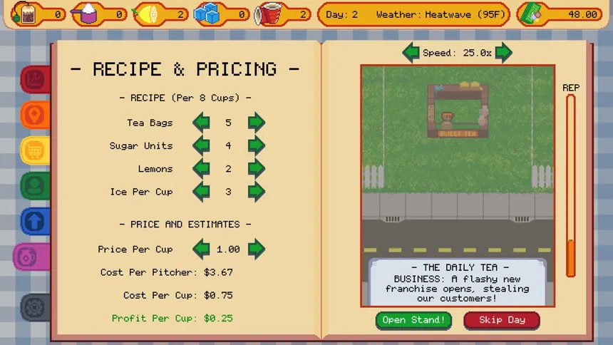 Скриншот 4 к игре Sweet Tea Tycoon