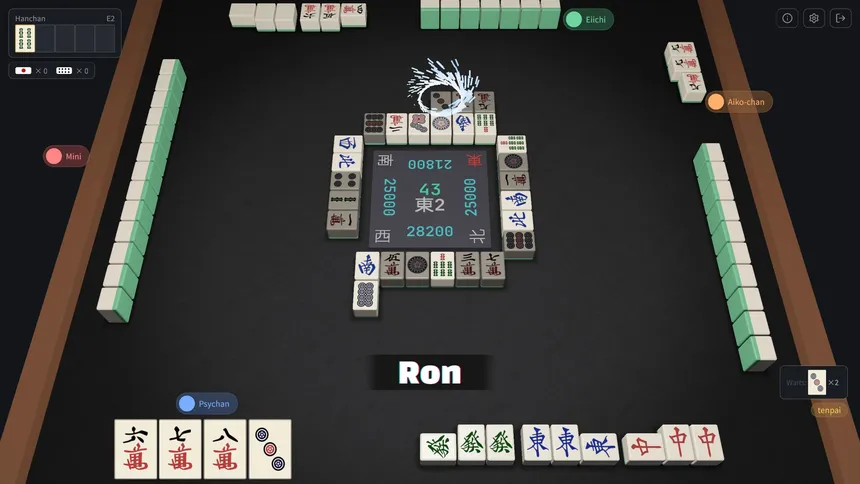 Скриншот 1 к игре Agari — Riichi Mahjong