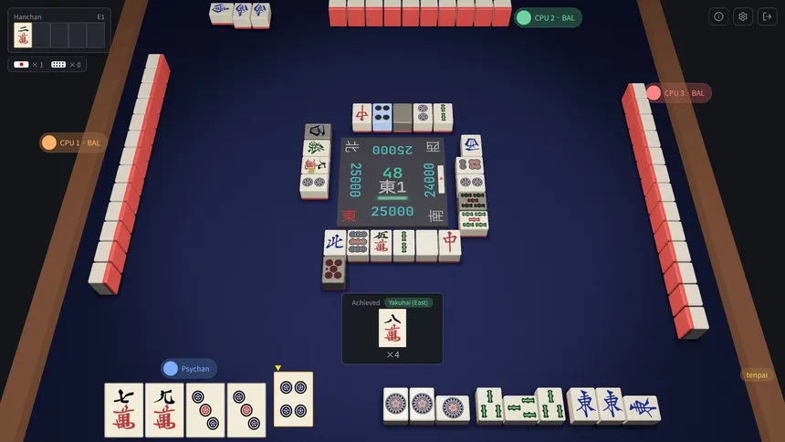 Скриншот 4 к игре Agari — Riichi Mahjong