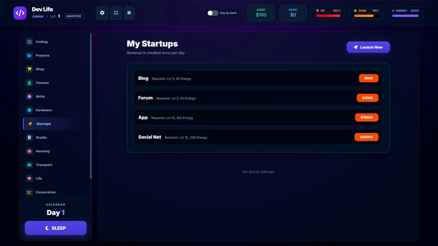 Скриншот 4 к игре Dev Life: Tap & Code