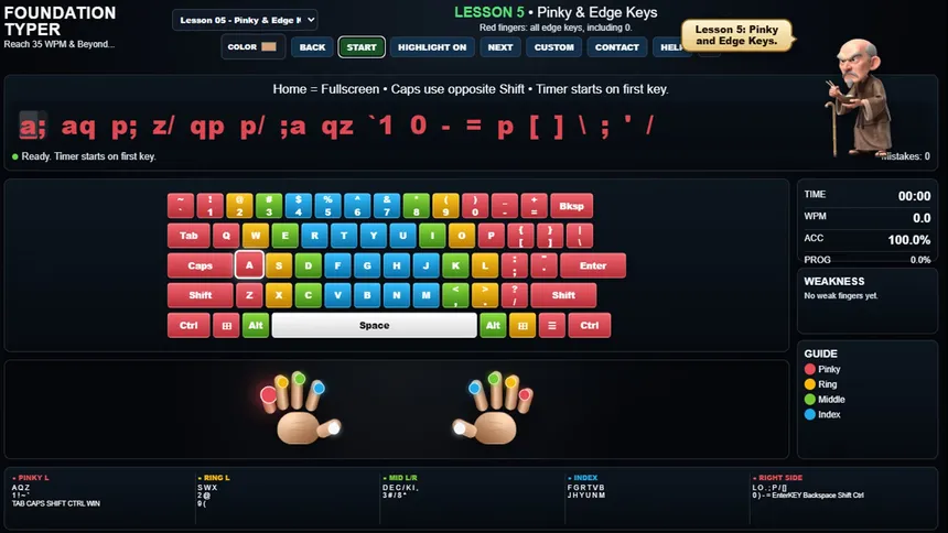Скриншот 1 к игре Foundation Typer