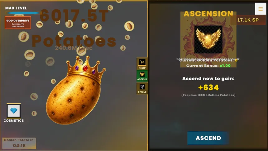 Скриншот 5 к игре Potato Dominion Clicker