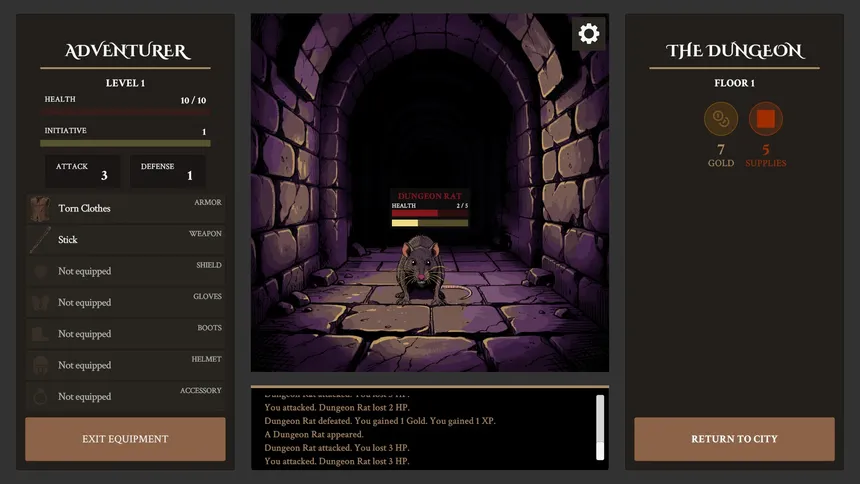 Скриншот 5 к игре Incremental Quest - Dungeon Depths
