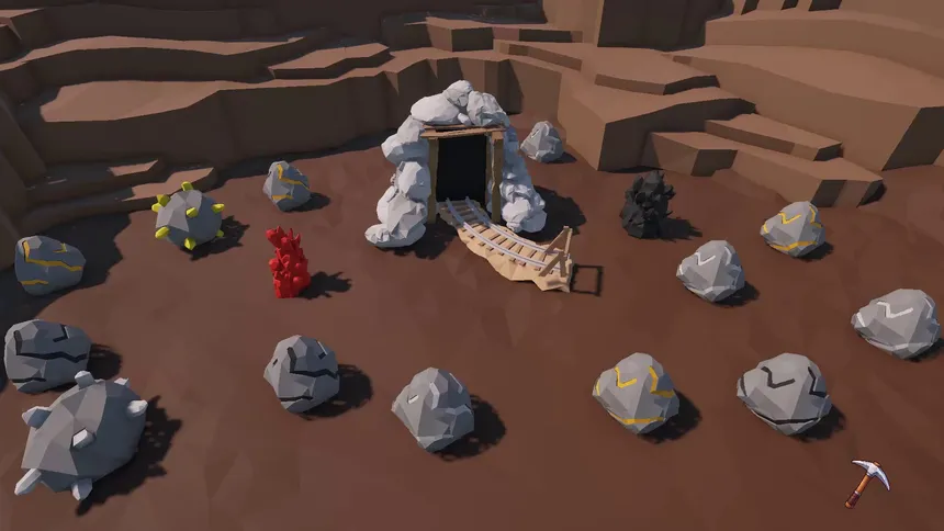 Скриншот 1 к игре A Game About Clicking A Rock