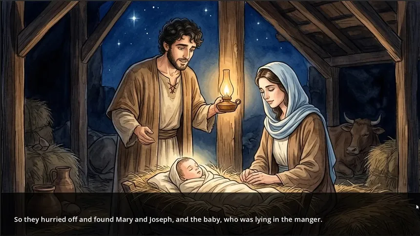Скриншот 2 к игре Jesus Christ: A Gospel Visual Novel