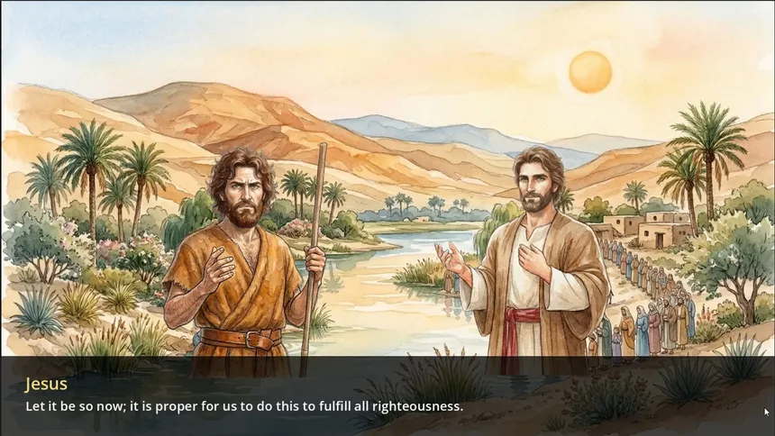 Скриншот 3 к игре Jesus Christ: A Gospel Visual Novel