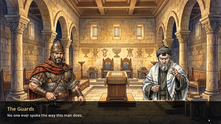 Скриншот 7 к игре Jesus Christ: A Gospel Visual Novel