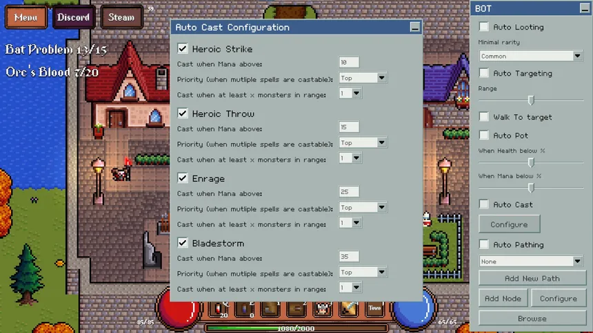 Скриншот 3 к игре Game About Botting in an MMORPG