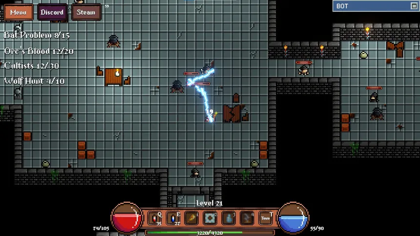 Скриншот 4 к игре Game About Botting in an MMORPG
