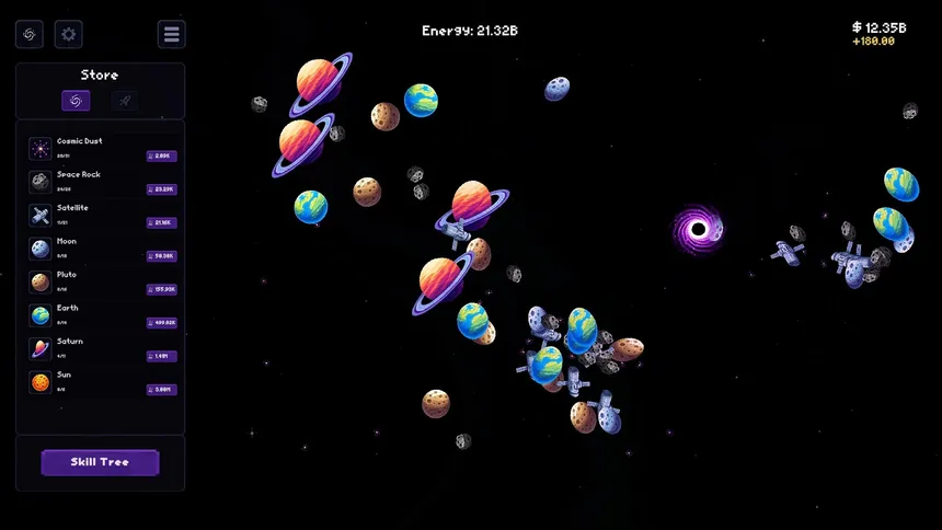 Скриншот 2 к игре Black Hole Idle