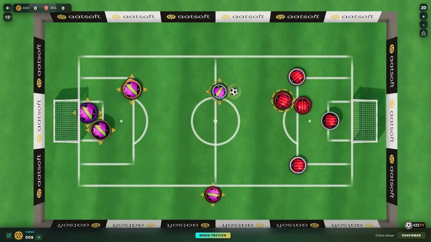 Скриншот 1 к игре Crown Caps Soccer