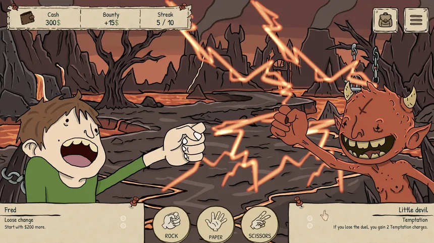 Скриншот 1 к игре Rock,Paper,Scissors,SHOOT!
