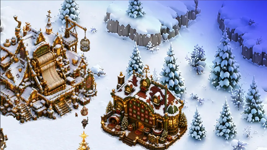 Скриншот 3 к игре Frozen Christmas Magic: Santa’s Hidden Village