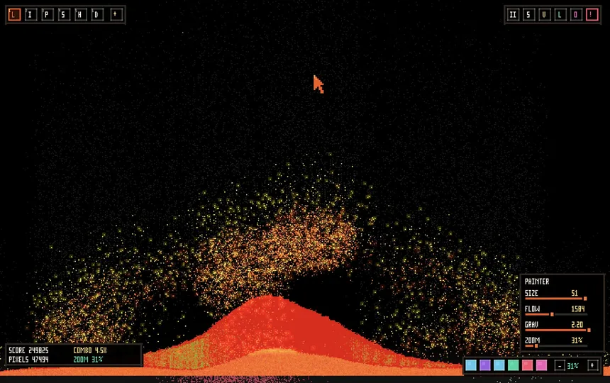 Скриншот 1 к игре Pixel Rain